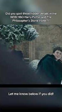 Did you notice this in the NEW HBO Harry Potter and the Philosopher’s Stone Trailer? #hbomax #hp