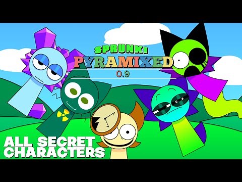 INCREDIBOX SPRUNKI PYRAMIXED 0.9 | SPRUNKI UNLOCK ALL SECRET CHARACTERS | PYRAMIX | KIKI and BOUBA