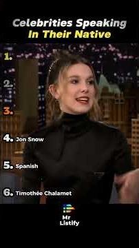 Celebrities Speaking In Their Native!! #ranking #celebrity