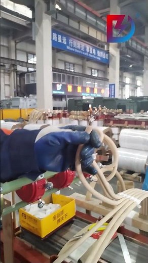 Installing the pad mounted transformer tap changer