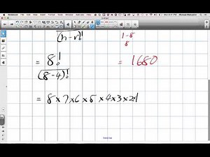 Permutations Grade 12 Data Management Lesson 4 2 6 8 15