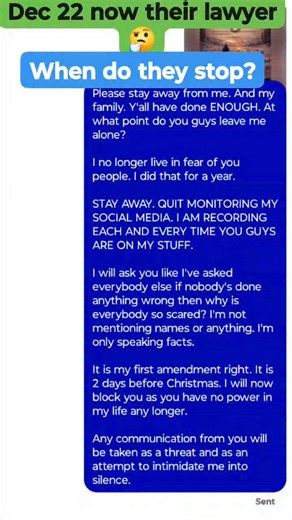 Let’s be real for a second. You took my house on December 10. (And now say I can go get stuff if I forgot there in the house because it will be a while before anything is done with it meaning you didn't have to kick my family out right before the holiday) I didn’t resist. I didn’t cause a scene. I packed up my kids and left. With no fight. No drama. Just heartbreak. I walked away quietly— but now you’re watching me loudly. Your lawyer is watching my reels. Your bank president is watching. So is 