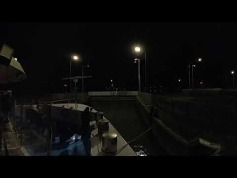 6.2 Night Time Canal Lock Experience | Going Up Lock No. 3 on Our Narrowboat