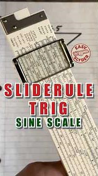 Sine Scale: Slide Rule