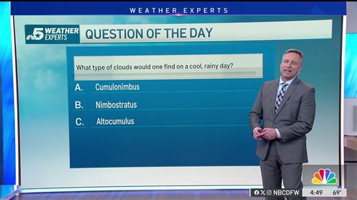 Weather Quiz: Which clouds would you find on a cool, rainy day?