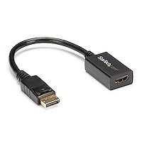 Adaptador DisplayPort a HDMI - Conversor de Video DP 1.2 a HDMI 1080p - Cable Adaptador Pasivo Dongl