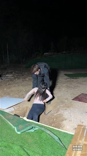 this girl was thrown out of the house and she hid in a tunnel.