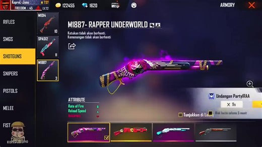 SOLO VS SQUAD PAKE SHOTGUN M1887 ONE PUNCH MAN BERBURU KEPALA PLAYER MASTER NGENDOK - FREE FIRE #fyp #freefireindonesia #freefire_lover #freefire #kopraljono