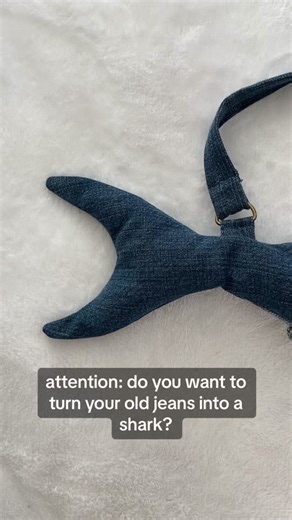 Transform Old Jeans into a Shark with a Fun Sewing Project
