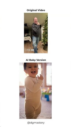 AI Dancing Baby Tutorial #klingai