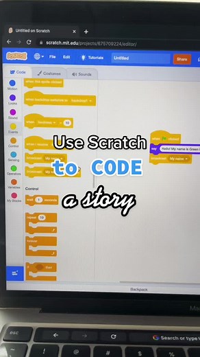 Creating Engaging Stories with Scratch Dialogue and Broadcast Blocks