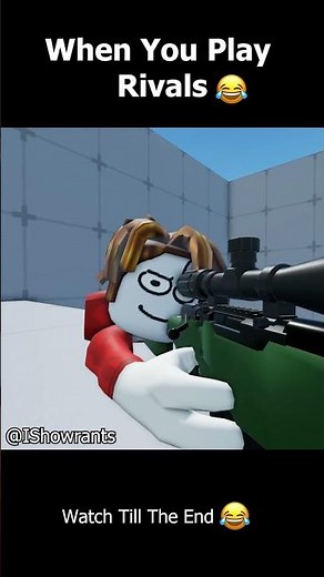 When you Play Roblox Rivals...💀