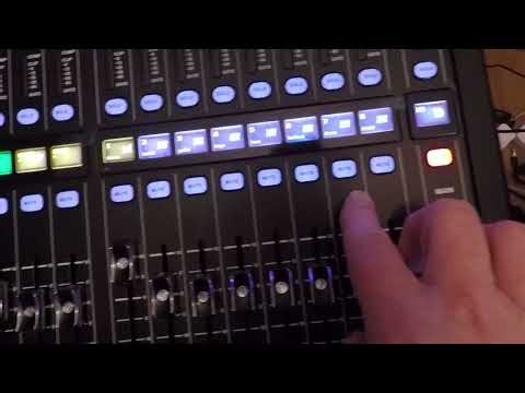 Midas M32R Routing and in ear setup for a tribute band with tracks (featuring Pocket Floyd content)