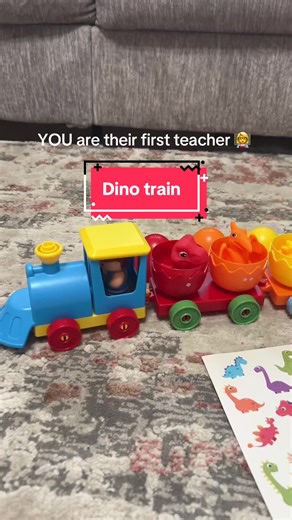 Dino Matching Train for Toddler Learning