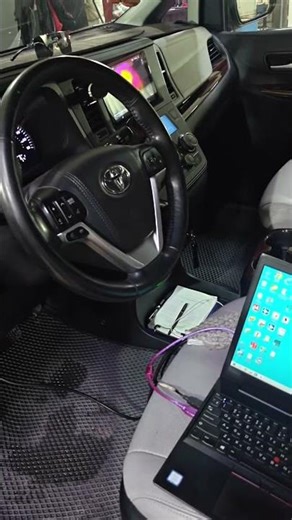 Toyota Sienna 3.5 factory firmware update and Euro 2 quality 🔥 #toyota #sienna #toyotasienna