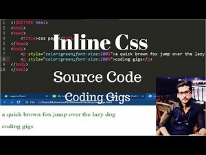 1-Css tutorial for beginners 2020 | css course for beginners 2020 | Inline Css in HTML