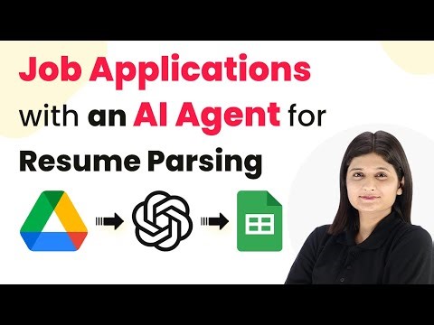 How to Automate Job Applications with an AI Agent for Resume Parsing Using Pabbly