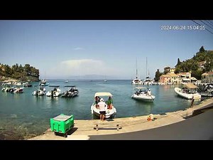 Loggos, Paxos Webcam | Live Streaming | Panos Boats & Trips