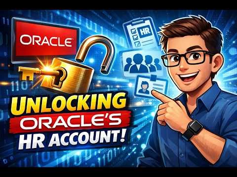 OracleDba#19-How to unlock hr user account in Oracle