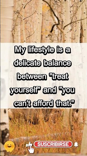 Financial Balance Joke | Treat Yourself Budgeting Humor