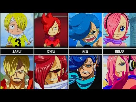 Every One Piece Character's Transformation (Childhood to Current Power)