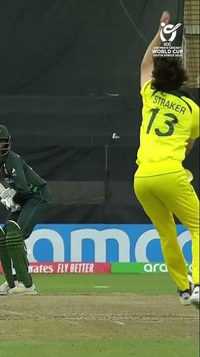 Tom Straker finishes with a six-for! 💥 #U19WorldCup #Cricket