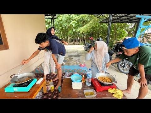 COOKING DATE - ORA ROMANTIS MALAH DO GEGER KABEH WOALAH HAHA LUCU NGRASAKNO CAH NOM KI 🤭🥳🤗🥰✨