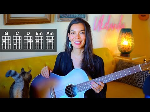 5 EASY Christmas Songs for GUITAR (Beginner-Friendly Tutorial)