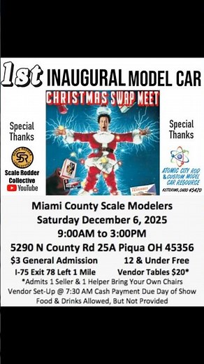 Ohio Model Car Swap Meet #piquaohio #swapmeet #scalemodel #modelcars #plasticmodels