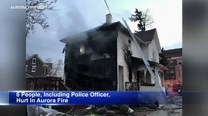6 injured, 1 critical after trapped, rescued from burning home in Aurora: officials