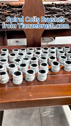 Spiral Coil Brush: Everything you need to know for fill inverted spring brush #factory #machine
