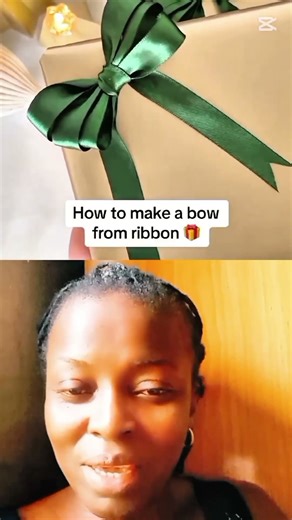 How to wrap a gift and make a beautiful bow. #diylifehacks #trendinghacks #viralshort
