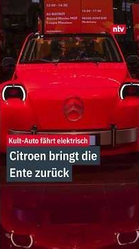 Kult-Auto fährt elektrisch: Citroen bringt die Ente zurück