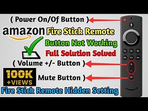 How To Connect Amazon Fire Stick Remote To Tv | Not Work Volume Up Down Button | Full Solution Hindi