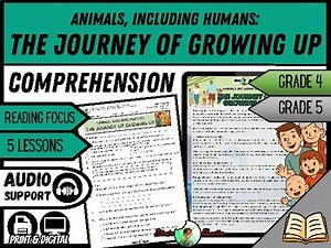 The Journey of Growing Up  | Reading Comprehension | Grade 4/5