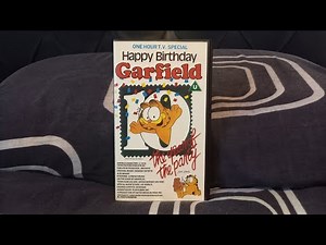 Happy Birthday Garfield! (Full 1988 VHS Tape)