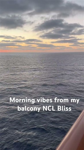 NCL Bliss balcony