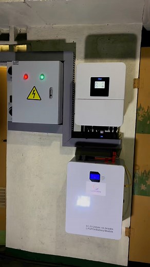 Solar set up 6kw Deye Hybrid ongrid / offgrid system 6,960KWP or 12pcs 580watts panel. 10,240KWH back up power or 200AH 51.2v lifepo4 Battery. @highlight #solarenergy #DeyeInverter #solarinstallation #solarpanels | Marjun Baybayon