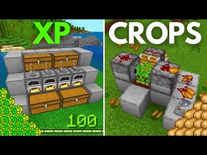 (1.19) Top OVERPOWERED Minecraft Farms in 1.19 Bedrock/Java (XP Farm, Crop/Emerald Farm)