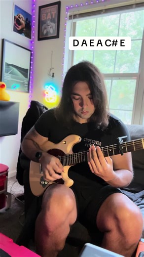 Exploring Math Rock Guitar Riffs with D A E A C# E