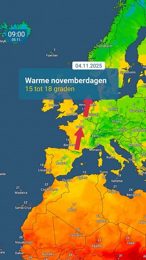 Het wordt in de komende dagen opvallend zacht 🌡️😲 met maxima van 14 tot 18 graden! #warm #herfst #weernieuws #weervideo #temperatuur #november #weerreel #fyp #foryou | Weer & Radar België