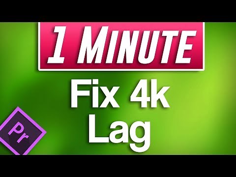 Premiere Pro CC : How to Edit 4k Footage by Fixing Lag (Proxy Tutorial)