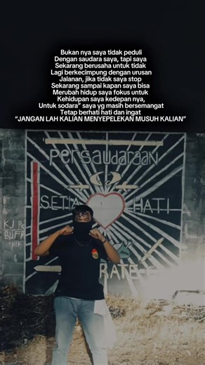 Untuk sodara” saya yg masih bersemangat di jalanan tetap berhati” selalu gunakan pikiran jangan mendahulukan otot, dan saya tekan kan saya dari 2024 sudah tidak menjadi ADM dari komunitas mana pun. Sekian terimakasih #maskhan #wstau