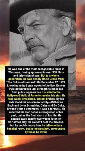 His Final Act in the Spotlight