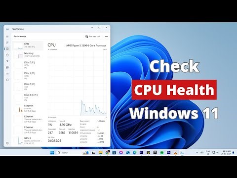 How to Check Processor CPU, SSD & Hard Drive Health on Windows 11