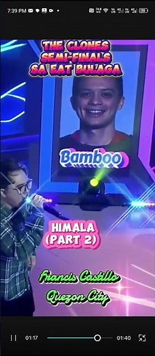 Bamboo Voice-Alike Live! The Clones Semi-Finals sa Eat Bulaga!
