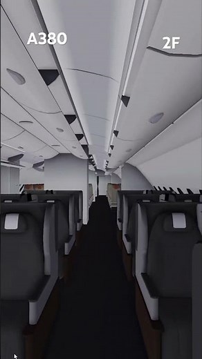 Roblox cabin crew simulator A380 cabin#cabincrewsimulator