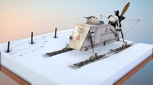 Aerosan NKL-26 / Аэросани НКЛ-26 - 3D model by Robert Kotsch (@robertkotsch)