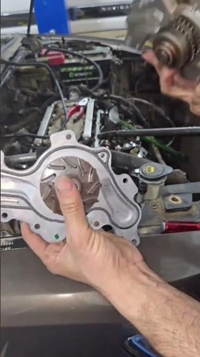 Ford Taurus water pump leaked replacement guide #DIY #mechanic