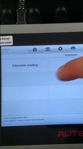 How to read odometer with Autel MK808S-TS? #shorts #autel